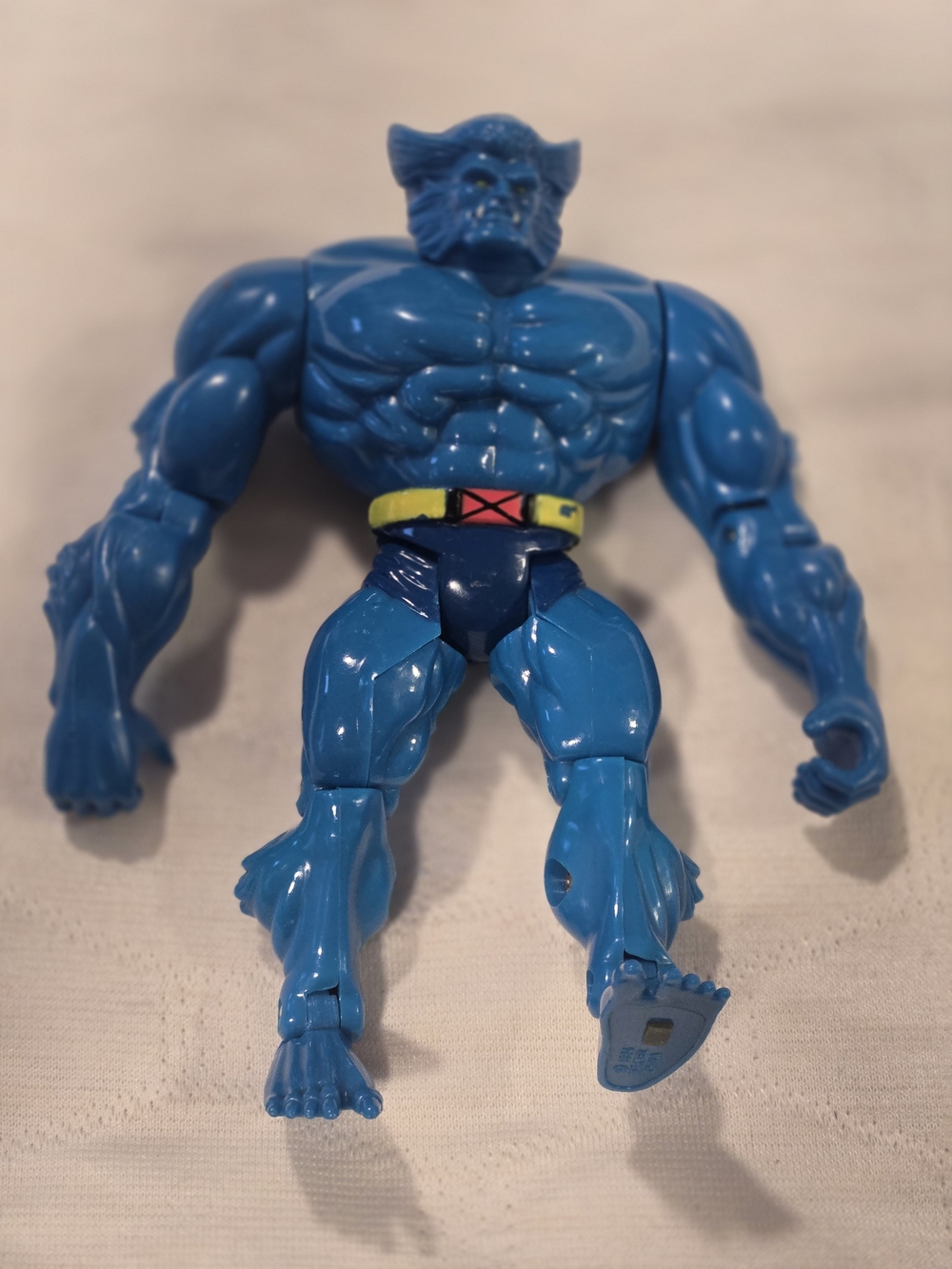 ToyBiz X-Men Beast Action Figure 1994 Mutant Action Figure Blue Vintage Toy
